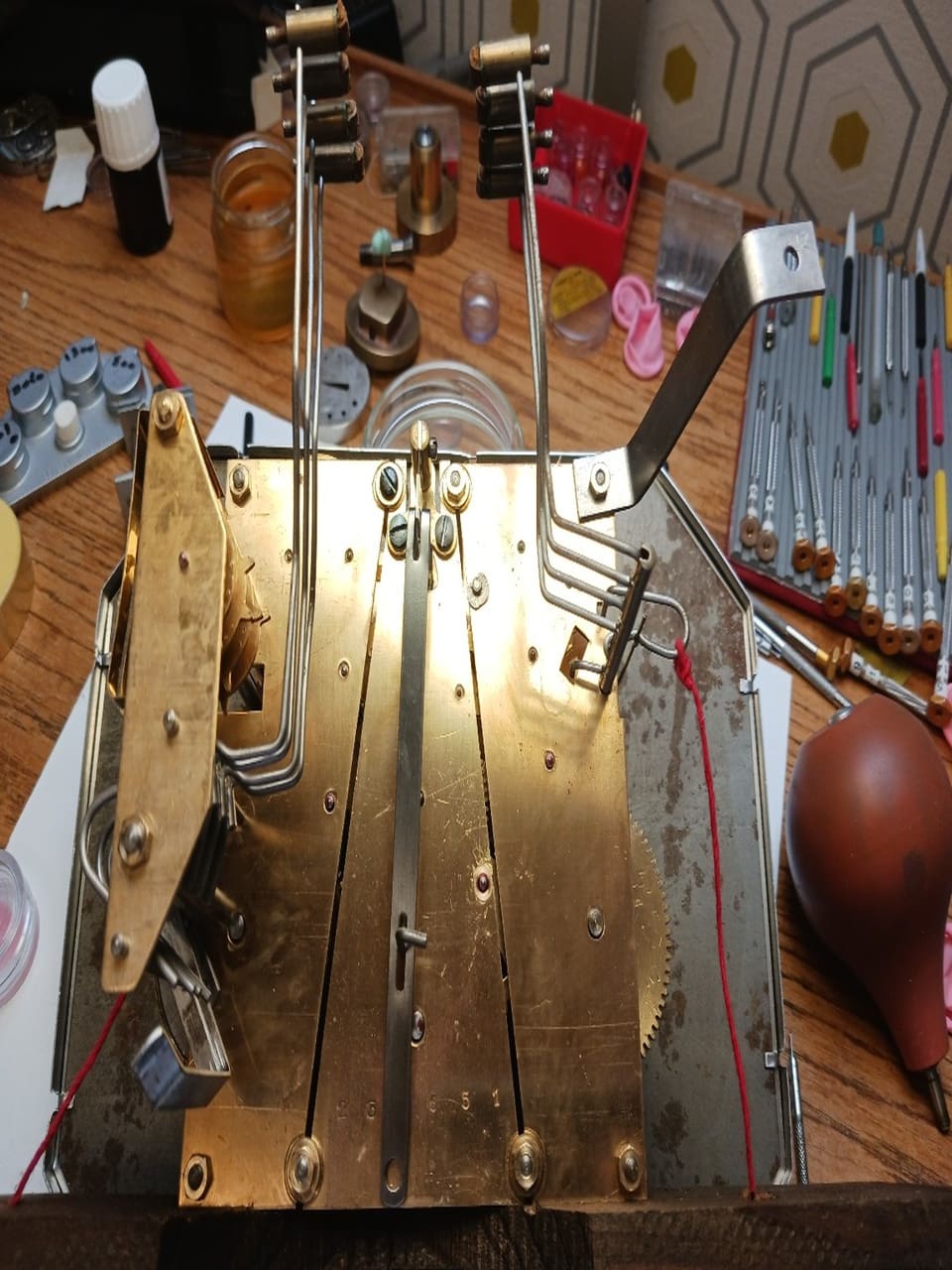 Détail cadran carillon HMD